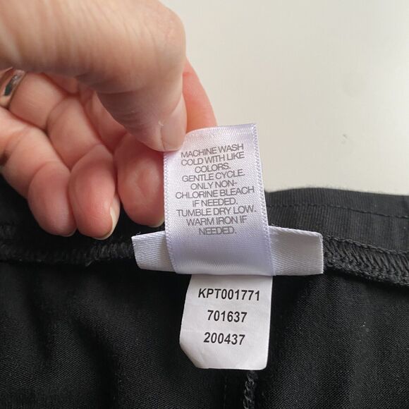 J Jill Leggings Size Medium Black Ankle Stretch Minimalist - Picture 7 of 7